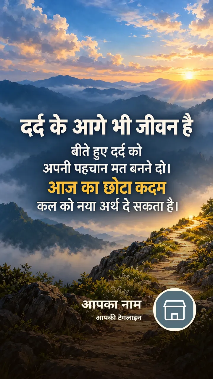 दर्द के आगे भी जीवन है - Motivational Image, प्रकृति, आसमान