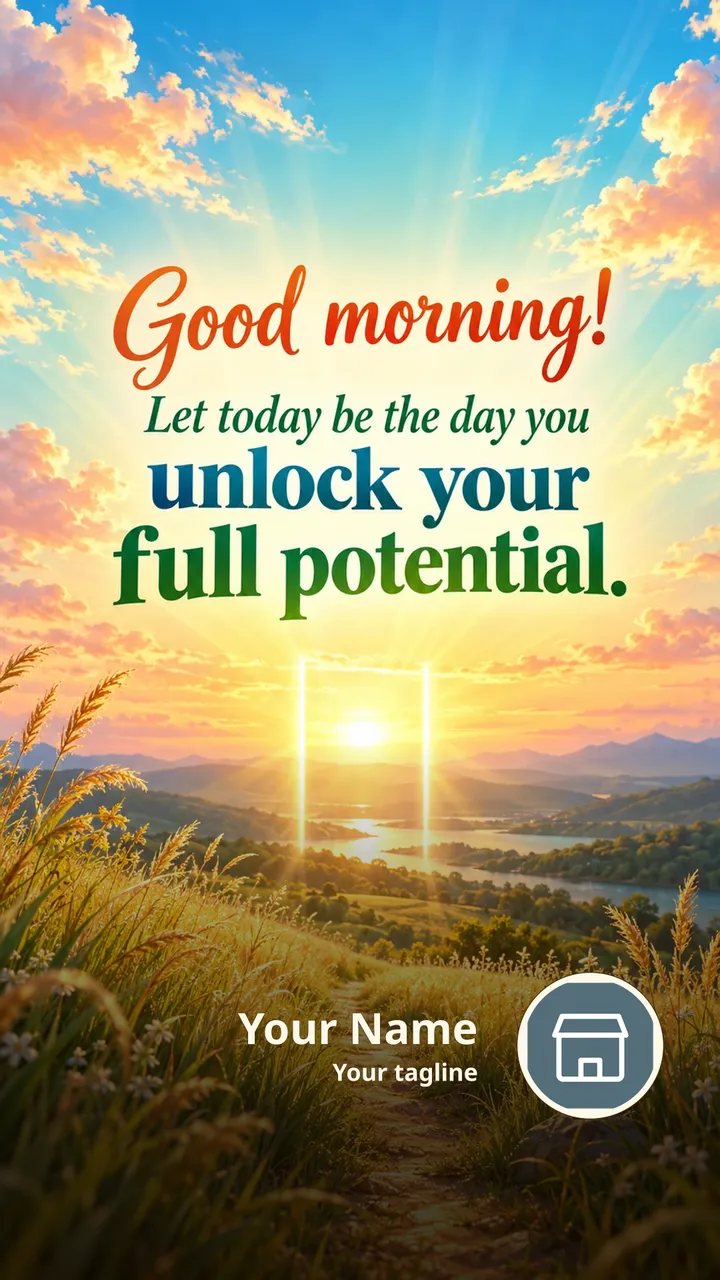 Good morning! - Good Morning Image, Sunrise, Nature, Mountains, Sky
