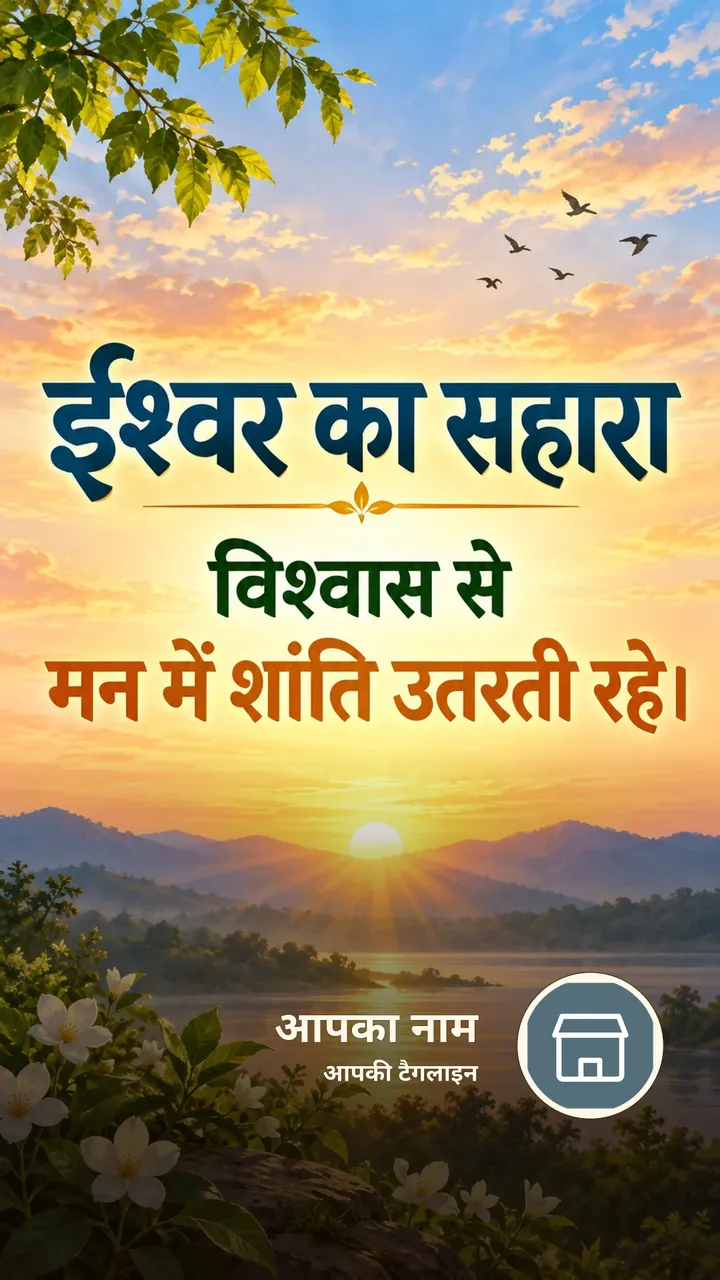 ईश्वर का सहारा - Bhakti Image
