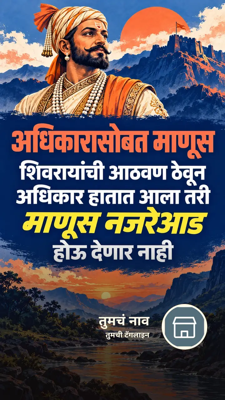 अधिकारासोबत माणूस - Motivation Image