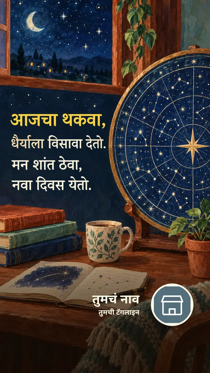 आजचा थकवा, - Shubh Ratri Image, चांदण्या