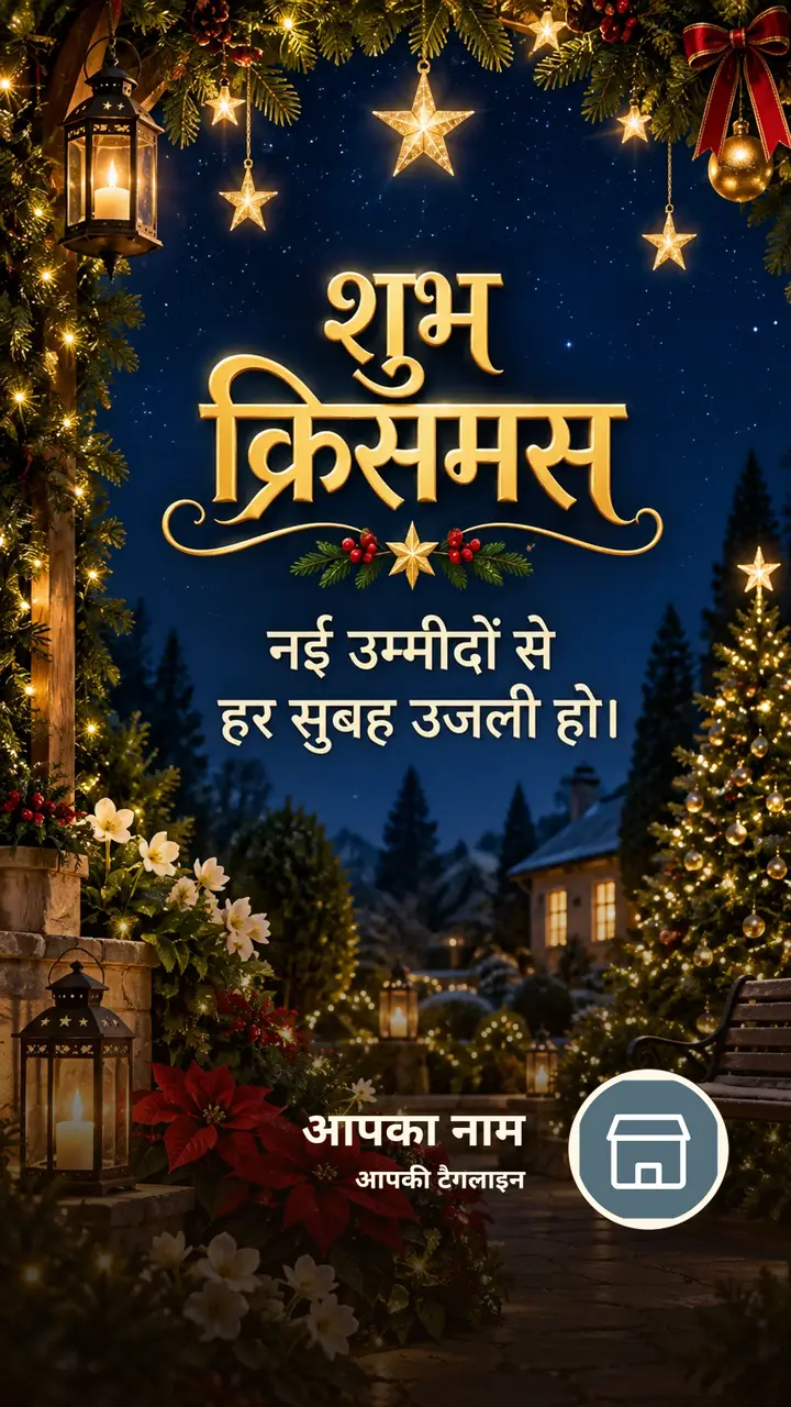 शुभ क्रिसमस - नई उम्मीदों से - Festival Image, प्रकृति