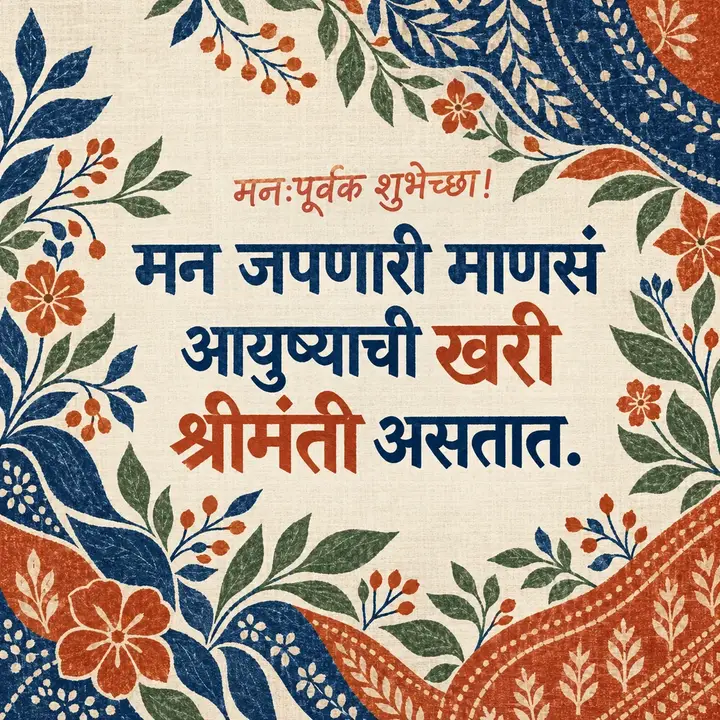 मनःपूर्वक शुभेच्छा! - मन जपणारी माणसं - दिवसभराच्या शुभेच्छा Image, फुलं, निसर्ग, मित्र