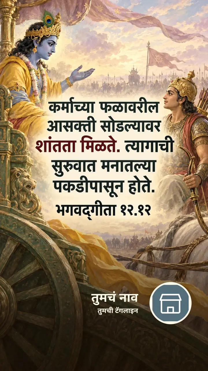 कर्माच्या फळावरील - Bhakti Image, कृष्ण