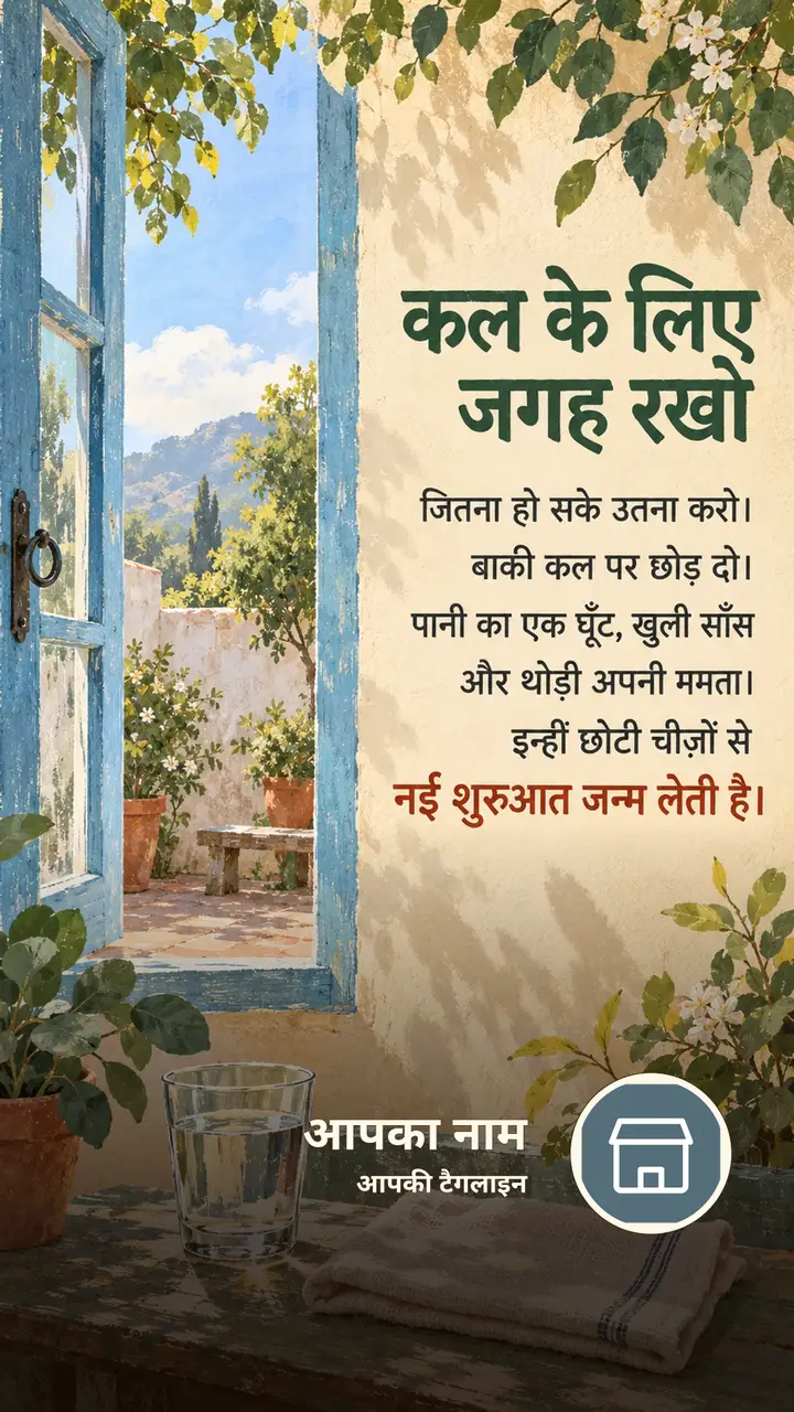 कल के लिए जगह रखो - Motivational Image, प्रकृति, आसमान