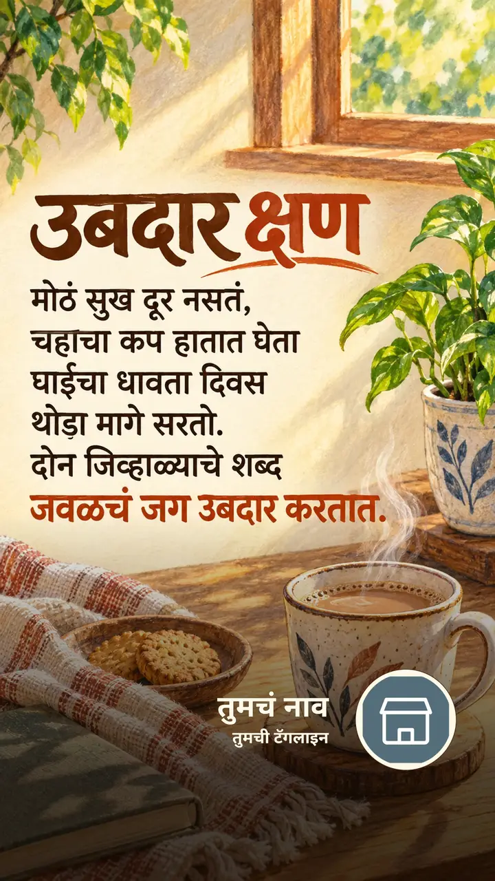 उबदार क्षण - Suvichar Image, निसर्ग