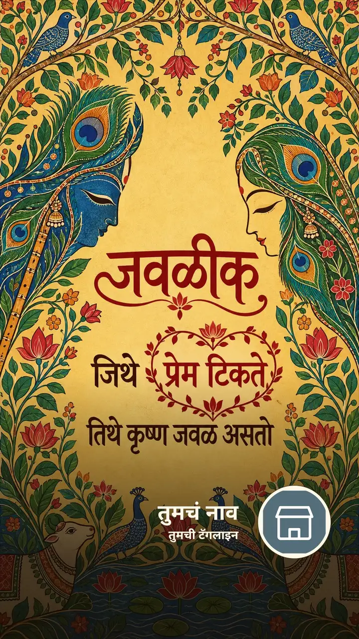 जवळीक - Bhakti Image, राधा कृष्ण