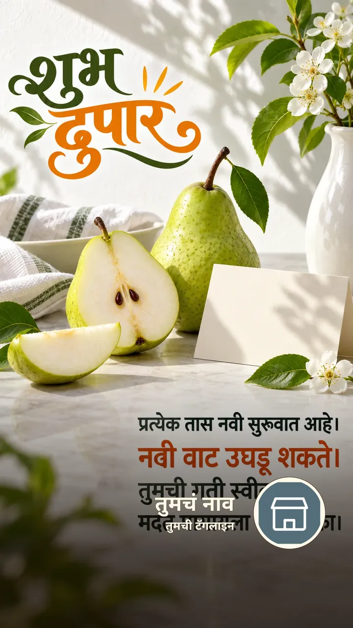 शुभ दुपार - प्रत्येक तास नवी सुरुवात आहे। - नवी वाट उघडू - Shubh Dupar Image