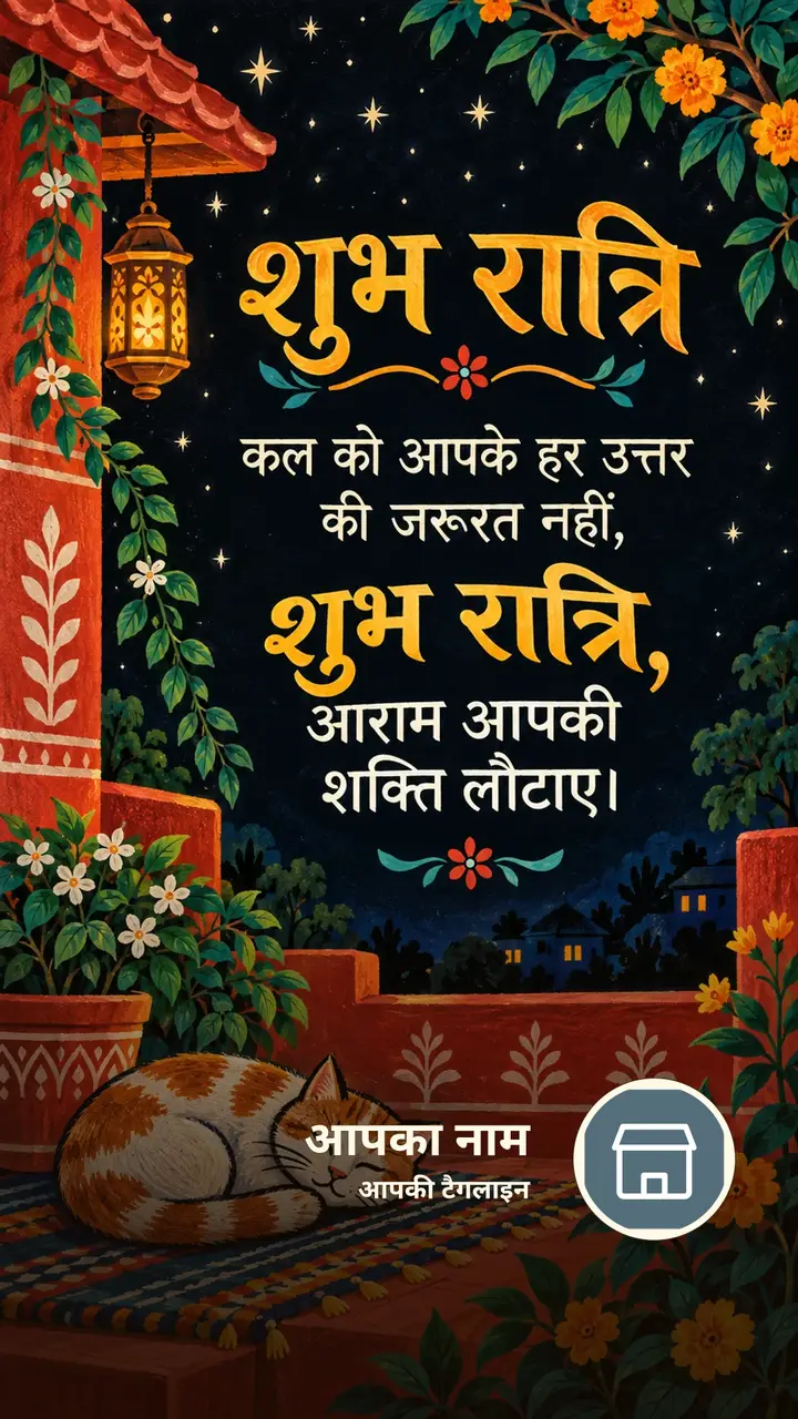 शुभ रात्रि - कल को आपके हर उत्तर की जरूरत नहीं, - शुभ रात्रि, आराम - Shubh Ratri Image, चाँद, तारे, मोमबत्ती