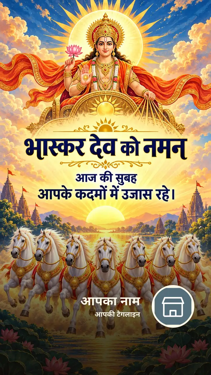 भास्कर देव को नमन - Bhakti Image