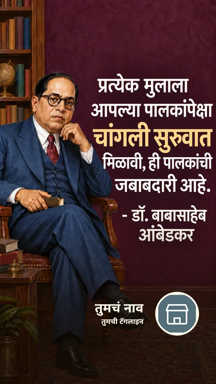 प्रत्येक मुलाला - Suvichar Image