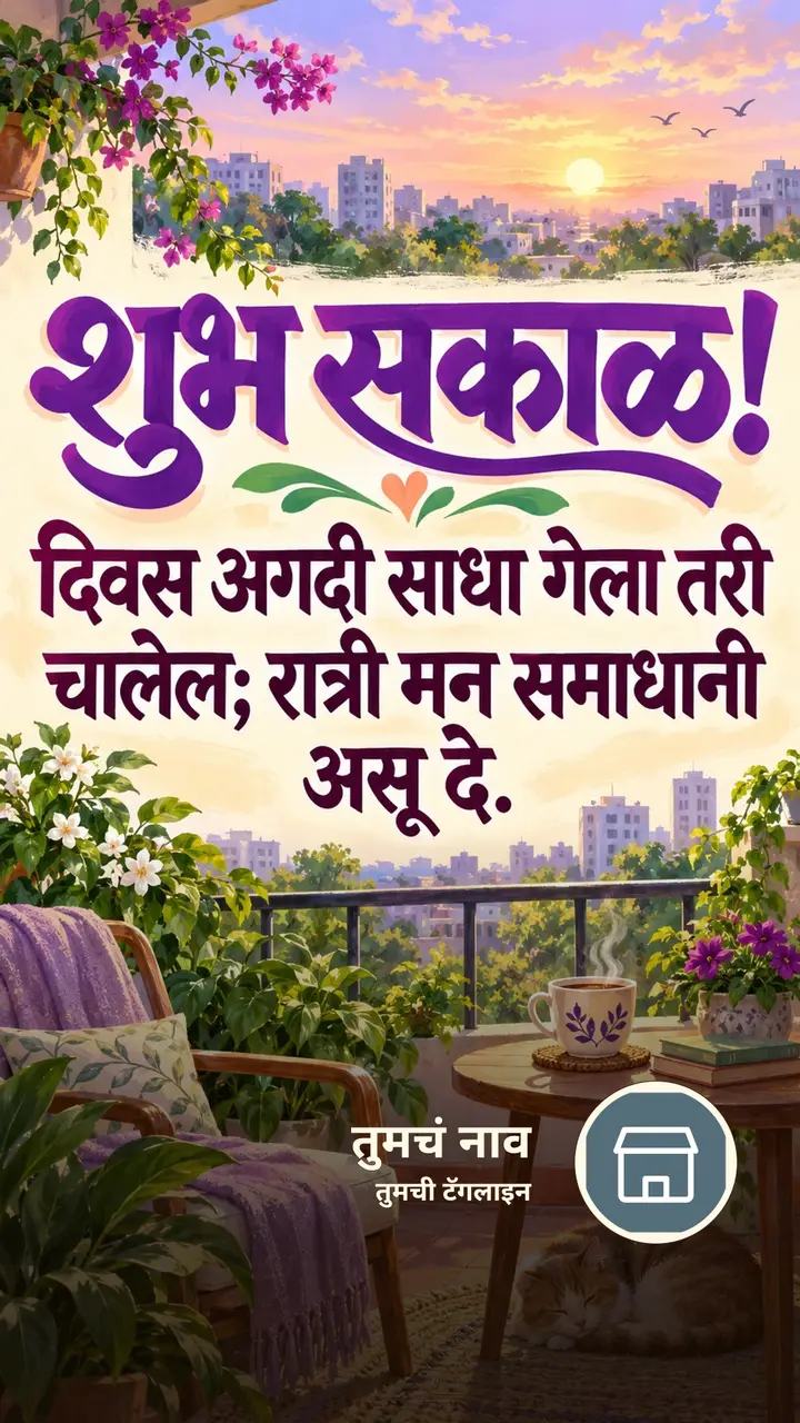 शुभ सकाळ! - दिवस अगदी साधा गेला तरी - Shubh Sakal Image, निसर्ग, आकाश