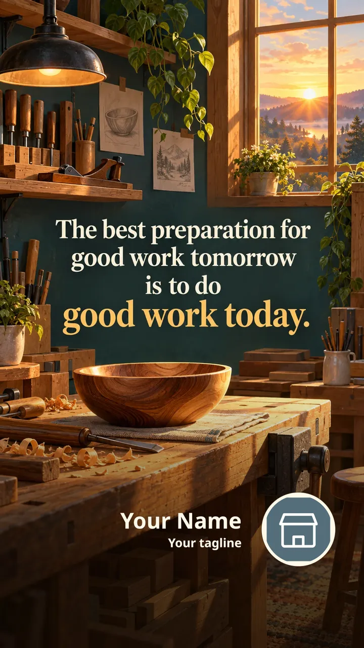 The best preparation for - Motivational Image, Flowers, Nature