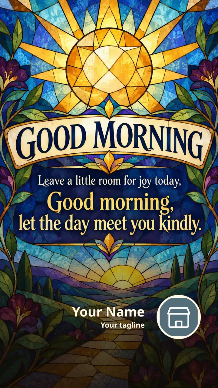 GOOD MORNING - Leave a little room for joy today, - Good morning, let - Good Morning Image, Flowers, Sunrise, Nature