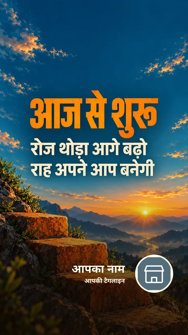 आज से शुरू - Motivational Image, आसमान