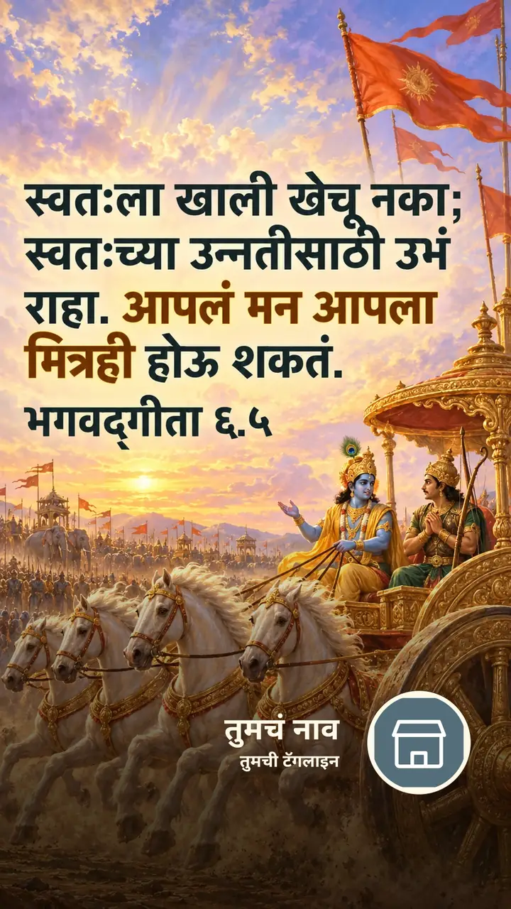 स्वतःला खाली खेचू नका; - Bhakti Image, कृष्ण