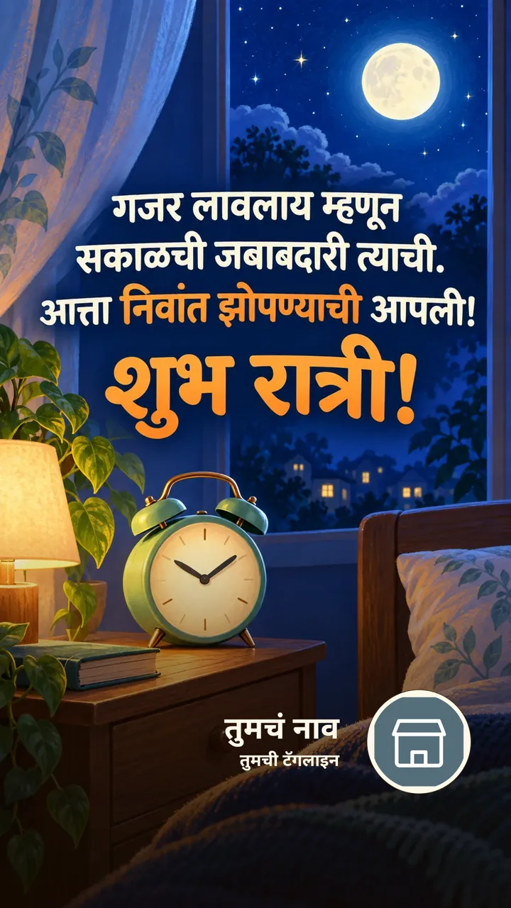 गजर लावलाय म्हणून - Shubh Ratri Image, चंद्र, चांदण्या