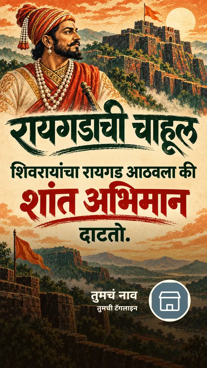 रायगडाची चाहूल - Motivation Image