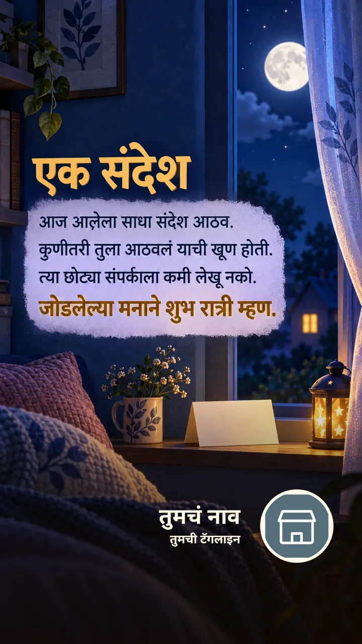 एक संदेश - Shubh Ratri Image