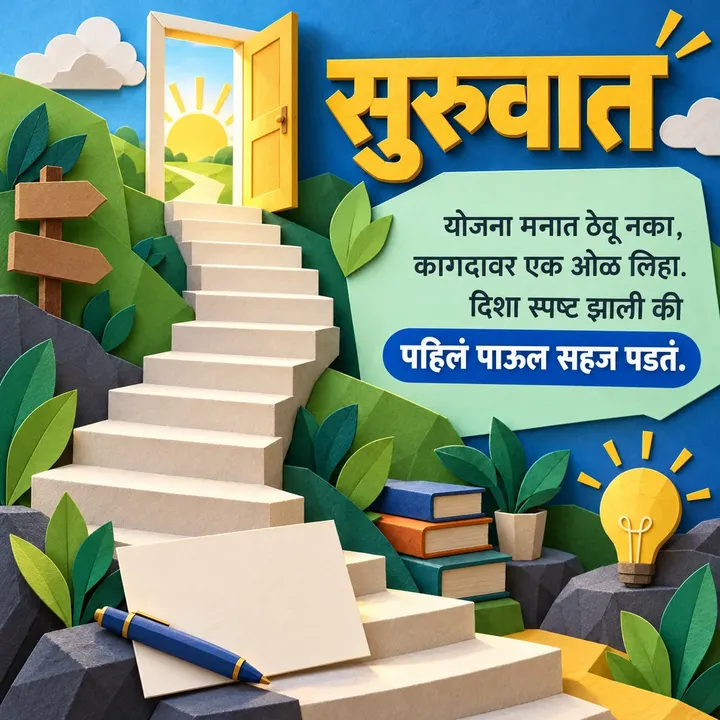 सुरुवात - Motivation Image