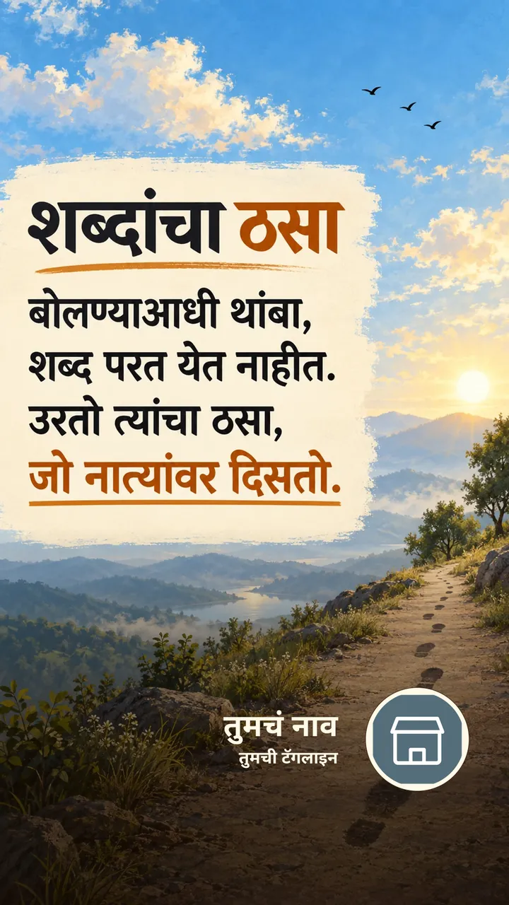 शब्दांचा ठसा - Suvichar Image, निसर्ग, आकाश