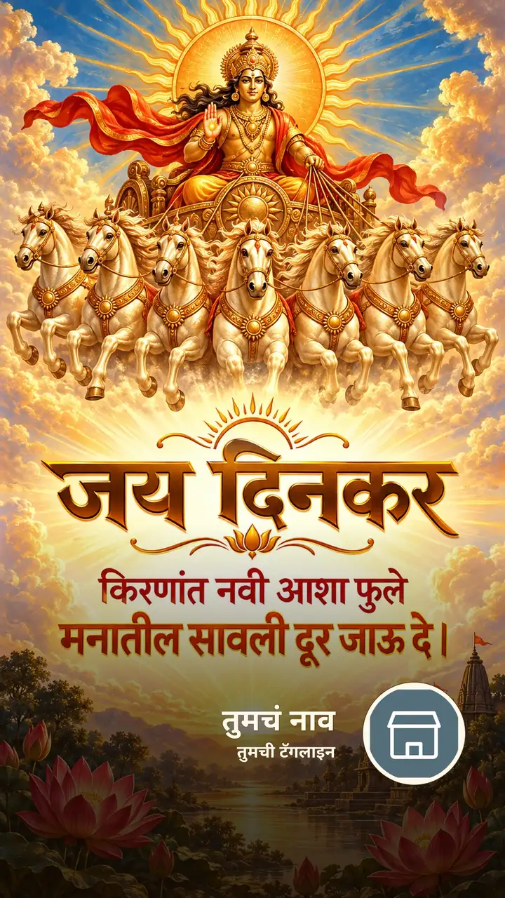 जय दिनकर - Bhakti Image, सूर्यदेव