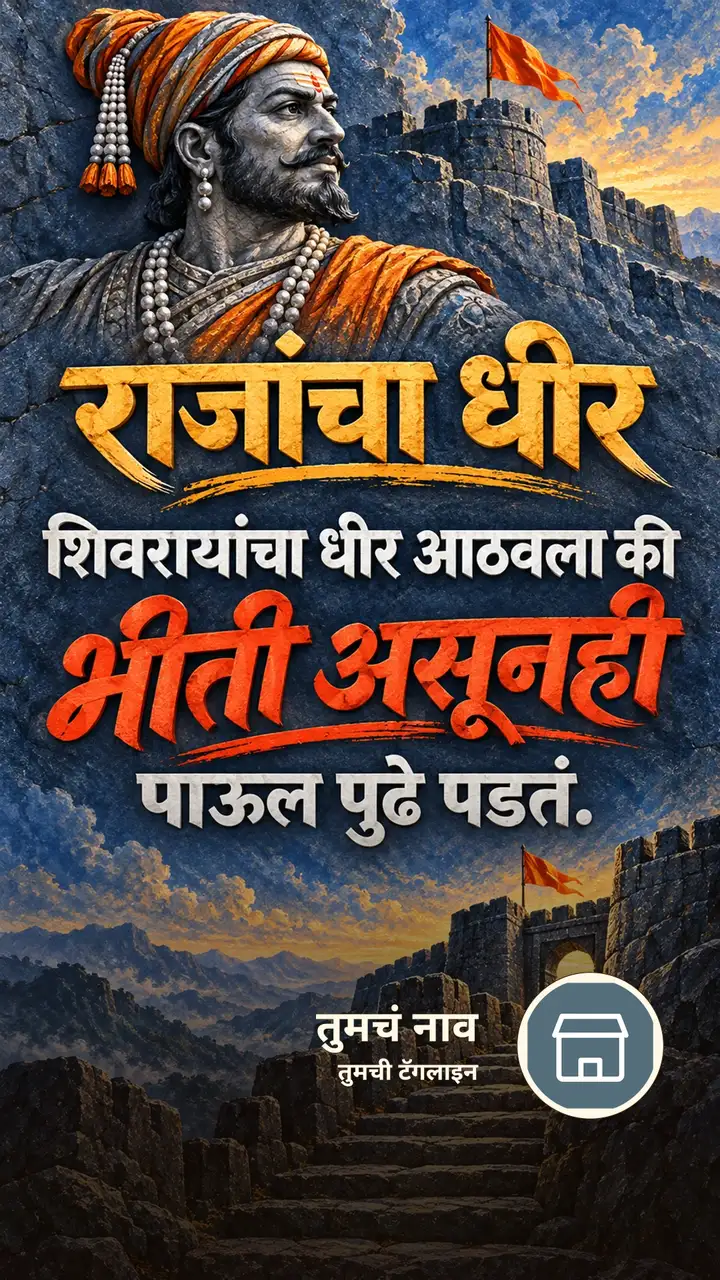 राजांचा धीर - Motivation Image