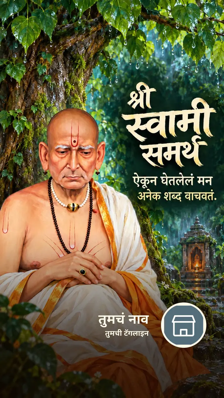 श्री स्वामी समर्थ - ऐकून घेतलेलं मन - Bhakti Image, निसर्ग, स्वामी समर्थ