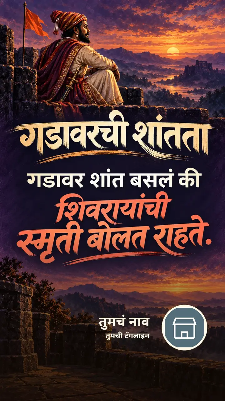 गडावरची शांतता - Motivation Image
