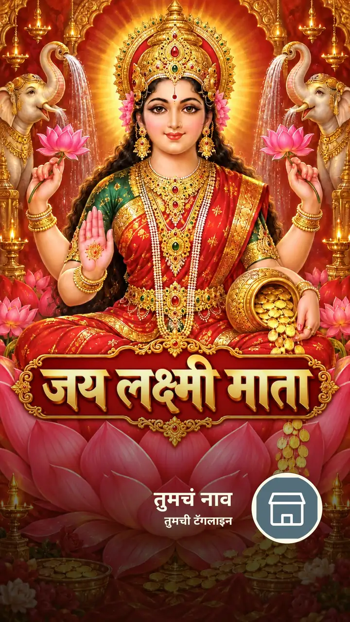 जय लक्ष्मी माता - Bhakti Image, लक्ष्मी