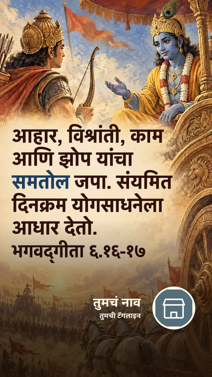 आहार, विश्रांती, काम - Bhakti Image, कृष्ण