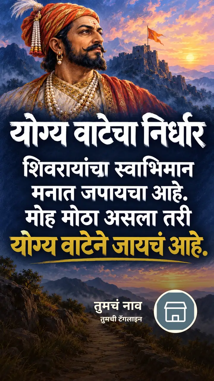 योग्य वाटेचा निर्धार - Motivation Image