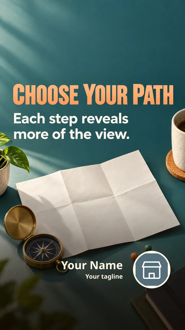 Choose Your Path - Motivational Image