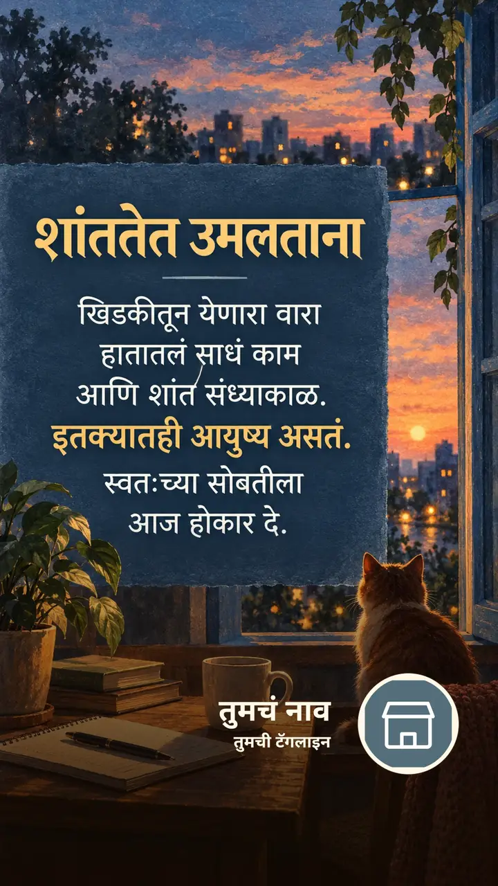 शांततेत उमलताना - Suvichar Image, निसर्ग, आकाश