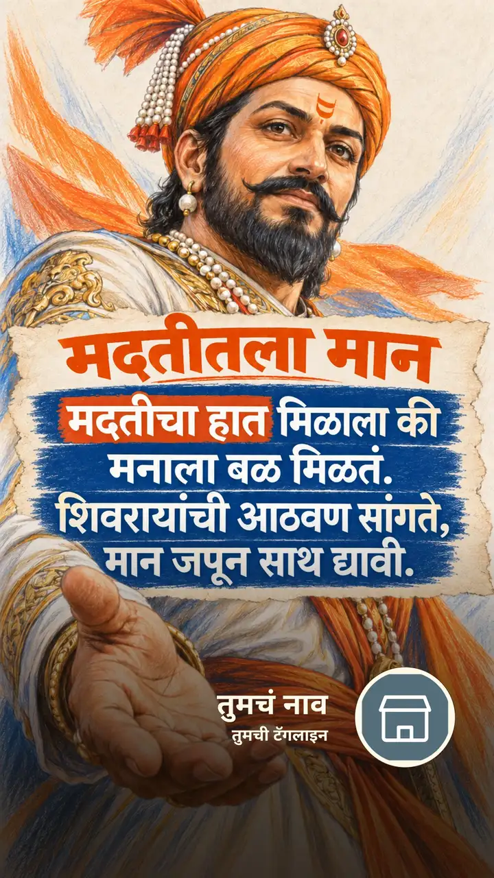 मदतीतला मान - Motivation Image