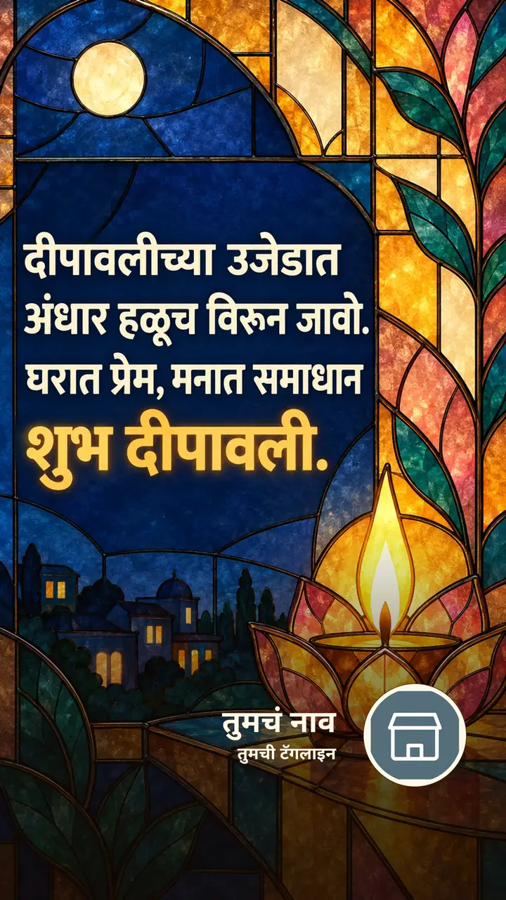 दीपावलीच्या उजेडात - Festival Image, कमळ, दिवा