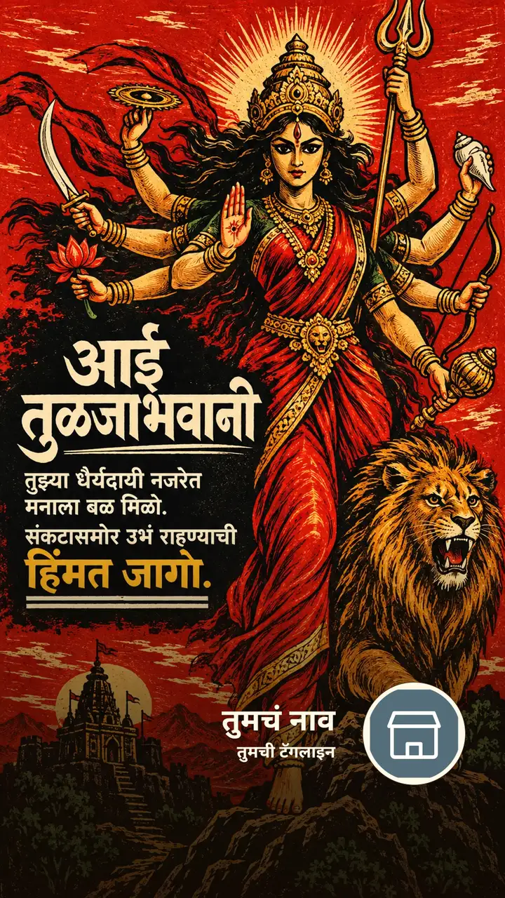 आई तुळजाभवानी - Bhakti Image, फुलं, दुर्गा, तुळजाभवानी
