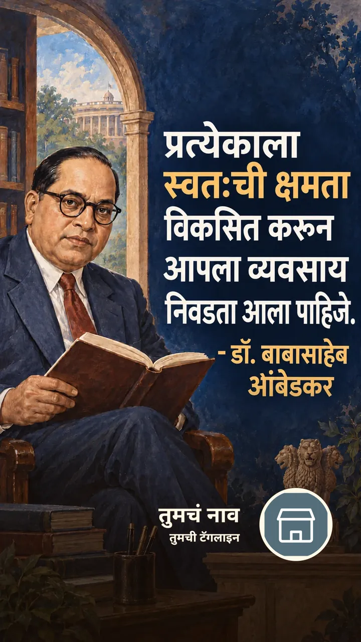 प्रत्येकाला स्वतःची - Suvichar Image