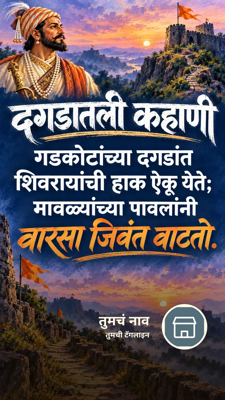 दगडातली कहाणी - Motivation Image