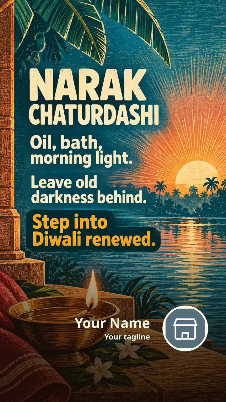 NARAK CHATURDASHI - Festival Image, Diya