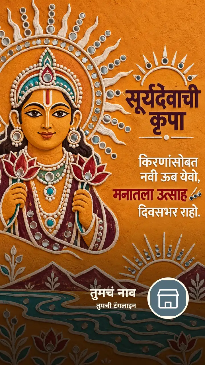 सूर्यदेवाची कृपा - Bhakti Image, कमळ, डोंगर, नदी, सूर्यदेव