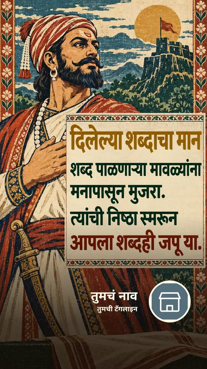 दिलेल्या शब्दाचा मान - Motivation Image