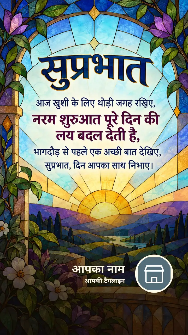 सुप्रभात - आज खुशी के लिए थोड़ी जगह रखिए, - Suprabhat Image, फूल, सूर्योदय, प्रकृति