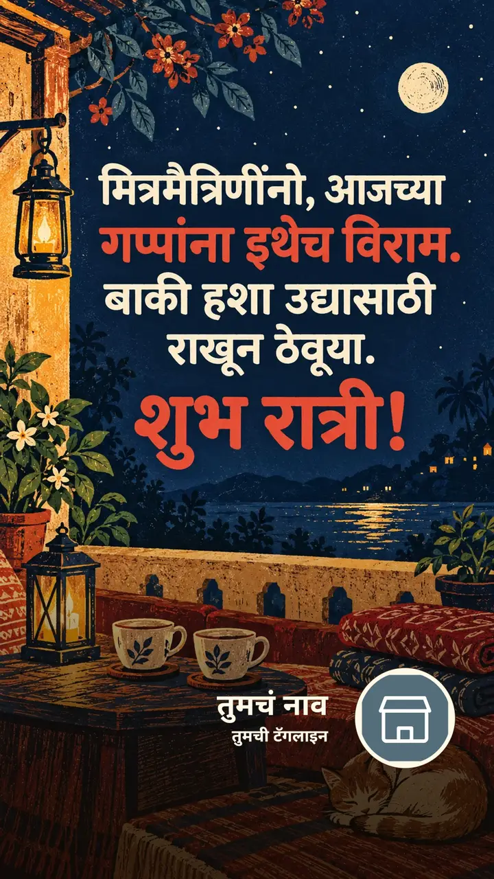 मित्रमैत्रिणींनो, आजच्या - Shubh Ratri Image, मेणबत्ती, मित्र