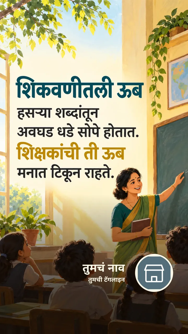 शिकवणीतली ऊब - Suvichar Image, निसर्ग, मित्र, मुलं