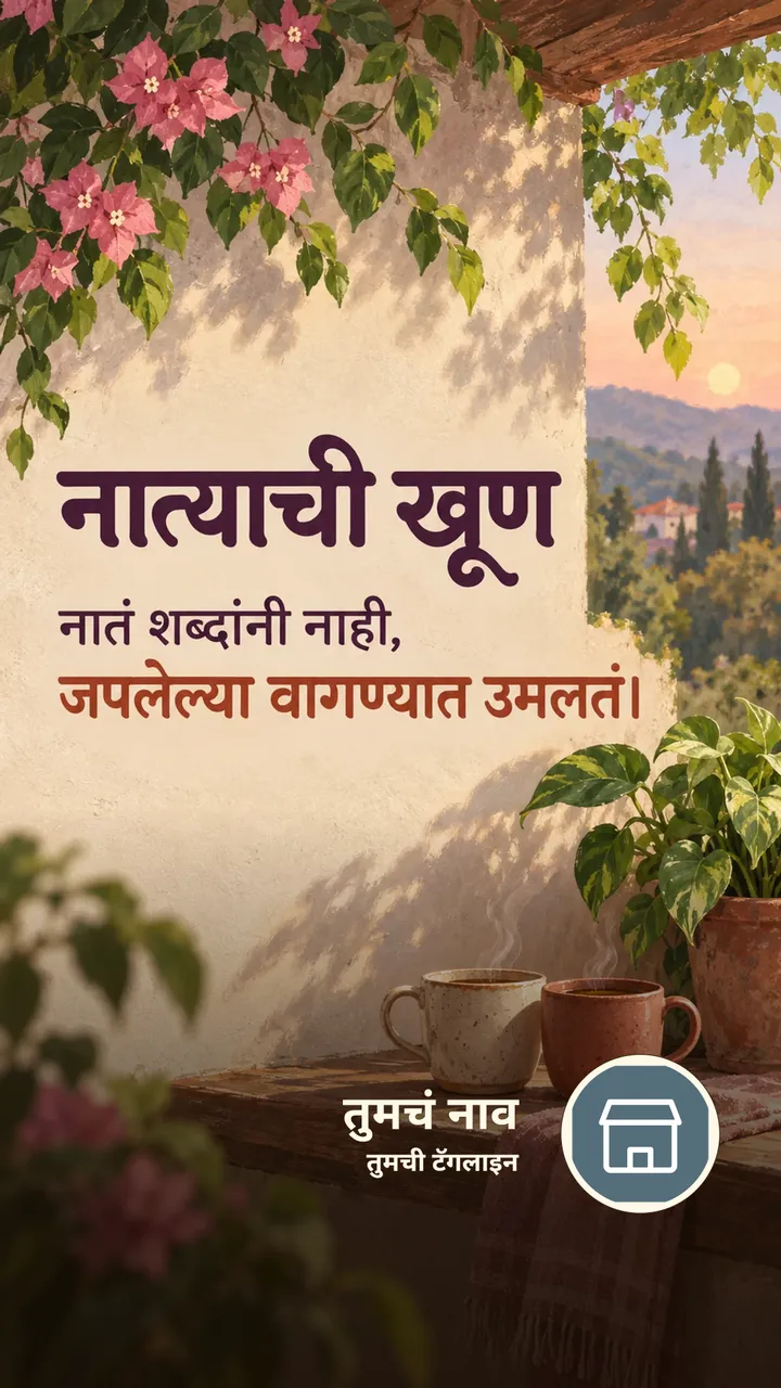 नात्याची खूण - Suvichar Image, निसर्ग