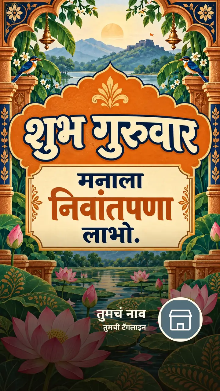 शुभ गुरुवार - मनाला निवांतपणा लाभो. - दिवसभराच्या शुभेच्छा Image, फुलं, कमळ, पक्षी