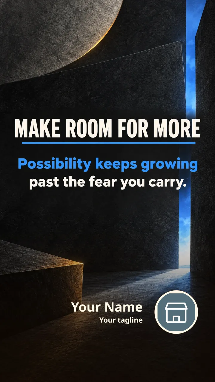 MAKE ROOM FOR MORE - Quote Image