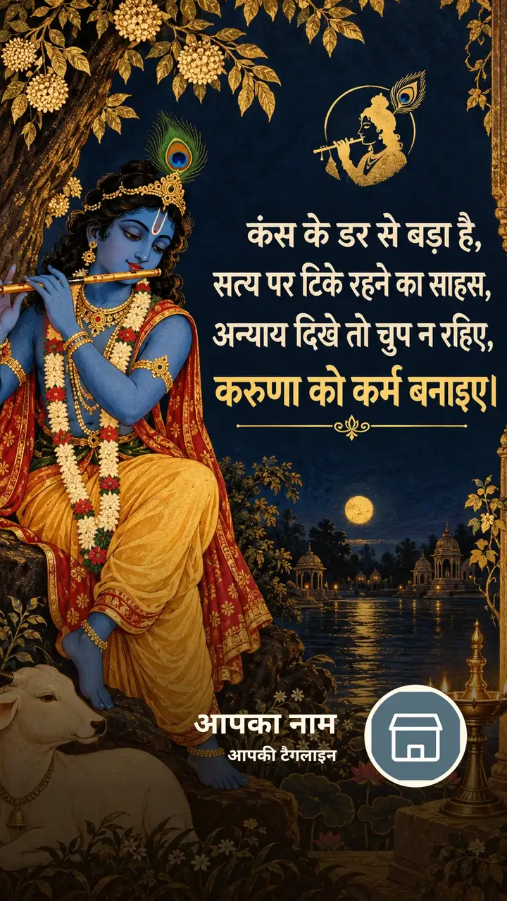 कंस के डर से बड़ा है, - Bhakti Image, कृष्ण