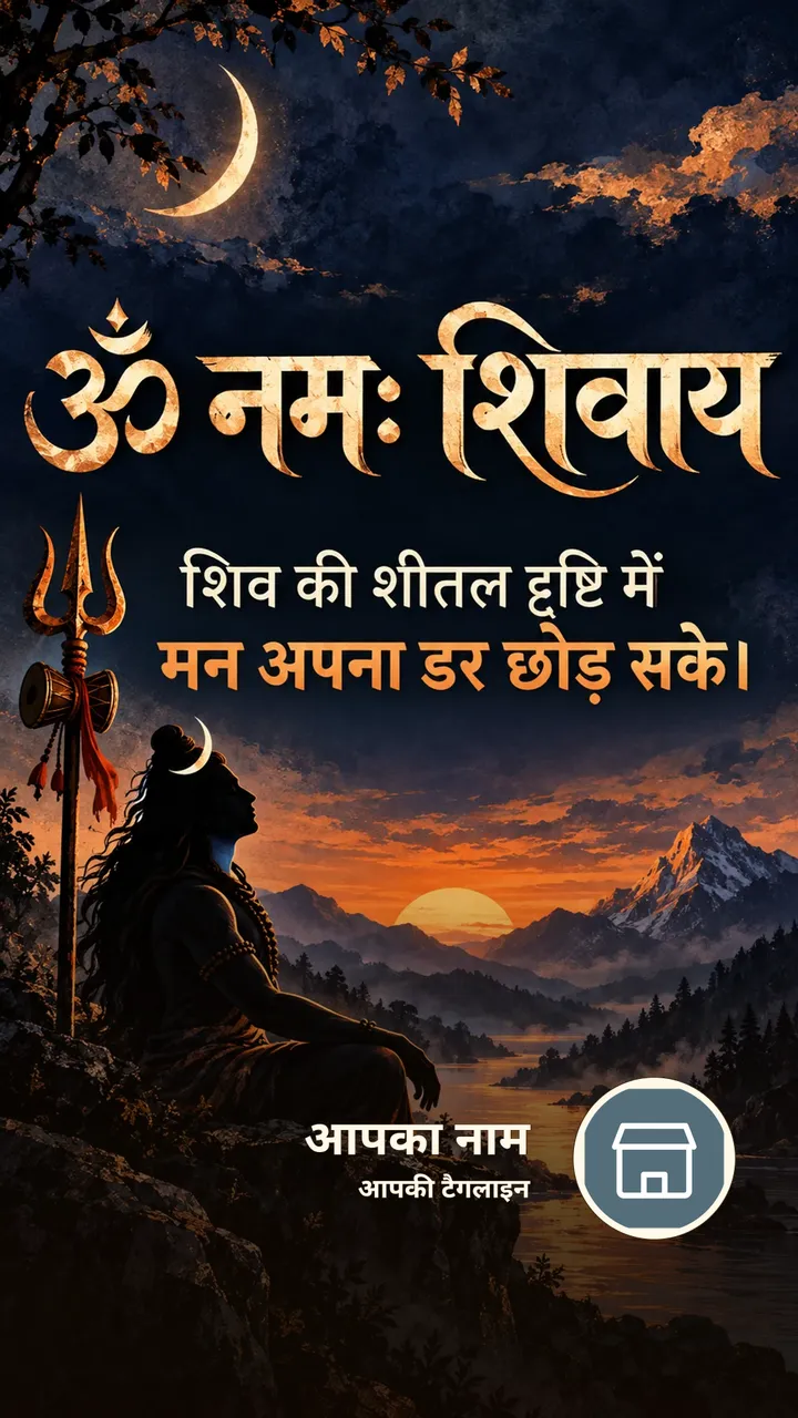 ॐ नमः शिवाय - शिव की शीतल दृष्टि में - Bhakti Image, आसमान, शिव
